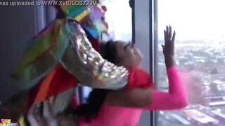 Cali Caliente gets pounded rough by a clown