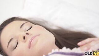OLD4K Mature man assfucks his barely legal gf into the bedroom