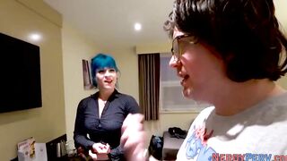 Yorkshire geeks watches huge big tit brit