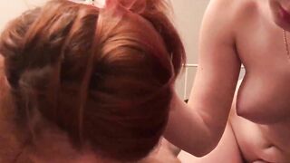 Birthday surprise from my bimbos. She invited her GF over to share my penis with her