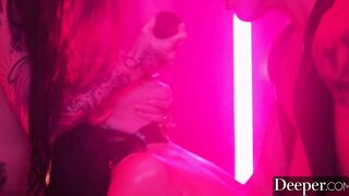 Deeper. Angela, Emily and Kira Sex Overdose into Epic Gang Bang