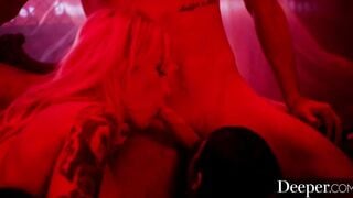 Deeper. Angela, Emily and Kira Sex Overdose into Epic Gang Bang