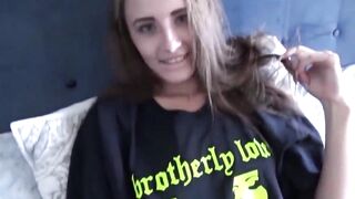 Little Step Sister Wants to Banged! Huge Step Brother - Family Therapy