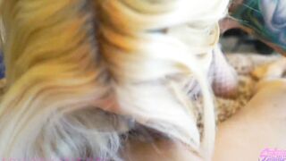 Sabrina Sabrok incredible Goddess hand job head cum inside mouth