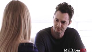 Blonde cougar Fucks Me While Her Hubby's Fucking My Gf- Rachael Cavalli