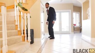 BLACK4K. Moms coworker shoves his bbc deep in her filthy daughter