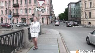 babe takes part into porn scene with fake agent