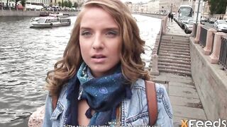 babe takes part into porn scene with fake agent