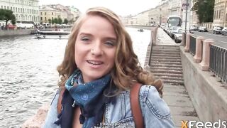babe takes part into porn scene with fake agent