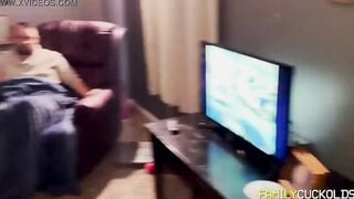 bull sons put wimpy dad in cuckold and fucked cougar McKenzie Lee