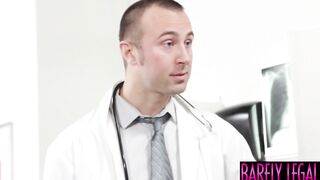 Young Jillian Janson fuck with erotic doctors penis