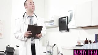 Young Jillian Janson fuck with erotic doctors penis