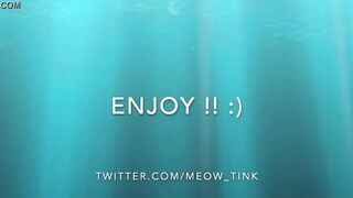 Tink Meow into a shower