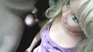 Fellatio by little Daphne doll with integrated AI artificial intelligence [read description]