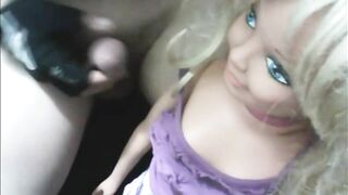 Fellatio by little Daphne doll with integrated AI artificial intelligence [read description]