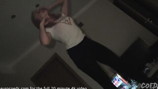 late night striptease smoking and masturbating