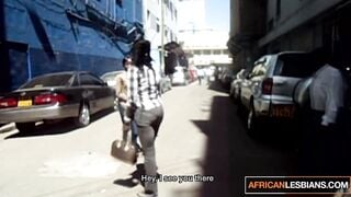 African Couple Got it on inside the shower