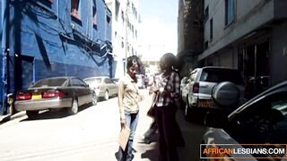 African Couple Got it on inside the shower