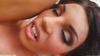 Offer Me Pink presents Adrienne pleasuring herself solo masturbating