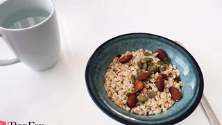 Hot Hot Sexual Head and Doggy Style Sex during Breakfast