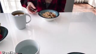 Hot Hot Sexual Head and Doggy Style Sex during Breakfast