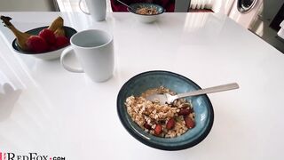 Hot Hot Sexual Head and Doggy Style Sex during Breakfast