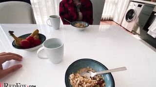 Hot Hot Sexual Head and Doggy Style Sex during Breakfast