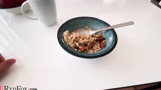Hot Hot Sexual Head and Doggy Style Sex during Breakfast