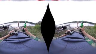 Fisherman get blown into VR pov
