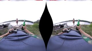 Fisherman get blown into VR pov
