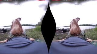 Fisherman get blown into VR pov