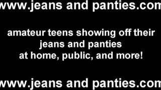 My tight little body looks great into these jeans