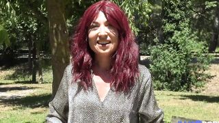 Marie-Louise, Beauty MILF, wants a rough penis for a super sexy plowed