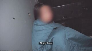 DEVIANTE - Homeless Dark Haired Confesses Before Deep Throat Oral Sex and Rough Hard Sex
