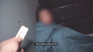 DEVIANTE - Homeless Dark Haired Confesses Before Deep Throat Oral Sex and Rough Hard Sex