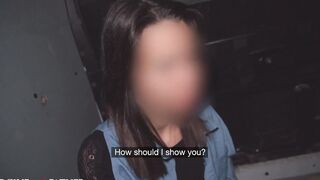 DEVIANTE - Homeless Dark Haired Confesses Before Deep Throat Oral Sex and Rough Hard Sex