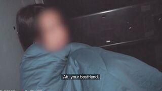 DEVIANTE - Homeless Dark Haired Confesses Before Deep Throat Oral Sex and Rough Hard Sex