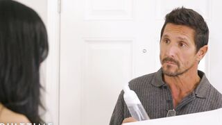 ADULT TIME - Savannah Sixx Satisfies Her Stepdad with the HOTTEST Nuru Strokes EVER!