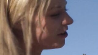 oriental and blonde bimbos share stud's penis and do some cumswapping for the finale