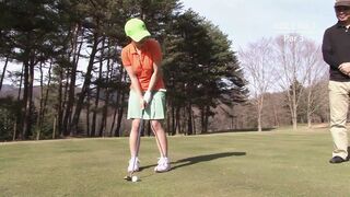 Golf MILF players, when they miss holes they have to nailed their opponents husbands. Real Japanese