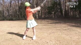 Golf MILF players, when they miss holes they have to nailed their opponents husbands. Real Japanese