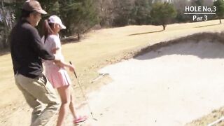 Golf MILF players, when they miss holes they have to nailed their opponents husbands. Real Japanese