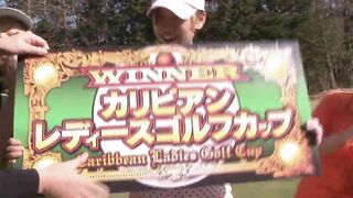 Golf MILF players, when they miss holes they have to nailed their opponents husbands. Real Japanese