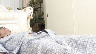 Sex Tape of a Japanese nurse making her patients cum into her soak snatch just the way
