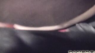 Blonde Gf Bella eats my cum 2x at Burger Store and Changing room