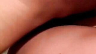 Turned On blonde with big titties gets her great face covered with cum