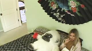 A dirty sex clip for Bombshell and eager young girls with Hand Job