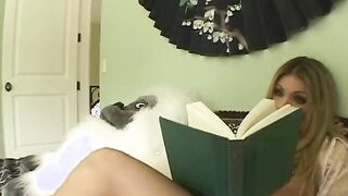 A dirty sex clip for Bombshell and eager young girls with Hand Job