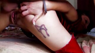 18 give bj and fucks with long penis