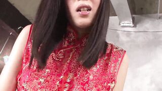 Amateur clip of Young Japanese nymphomania sluts getting brutally banged! by an old man. She has